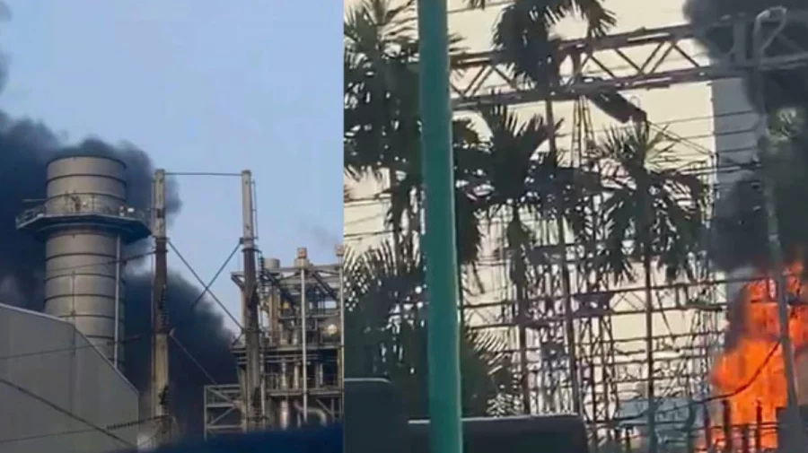 নারায়ণগঞ্জে বিদ্যুৎকেন্দ্রের সাবস্টেশনে আগুন