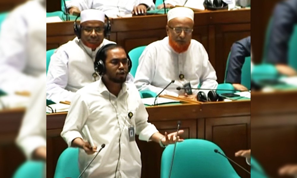 এটা শাহবাগ চত্বর নয় জাতীয় সংসদ, হান্নান মাসুদকে স্পিকার